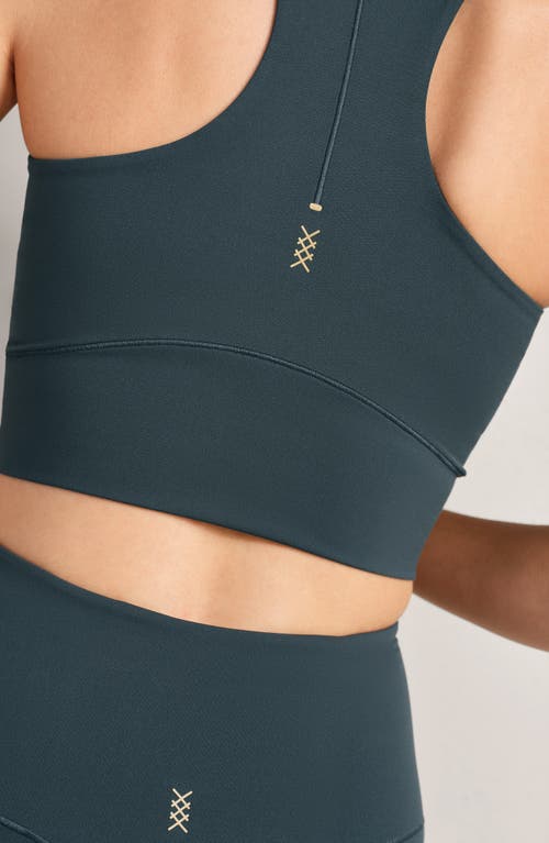 Rhone Revive Long Sports Bra In Green