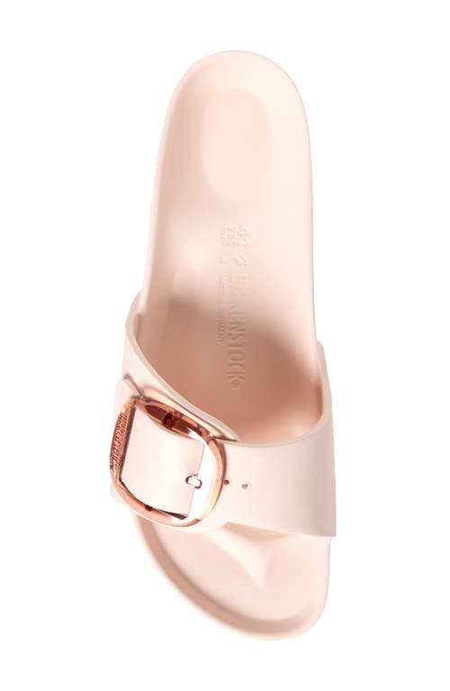 Birkenstock Madrid Big Buckle Eva Slide Sandal In Light Rose