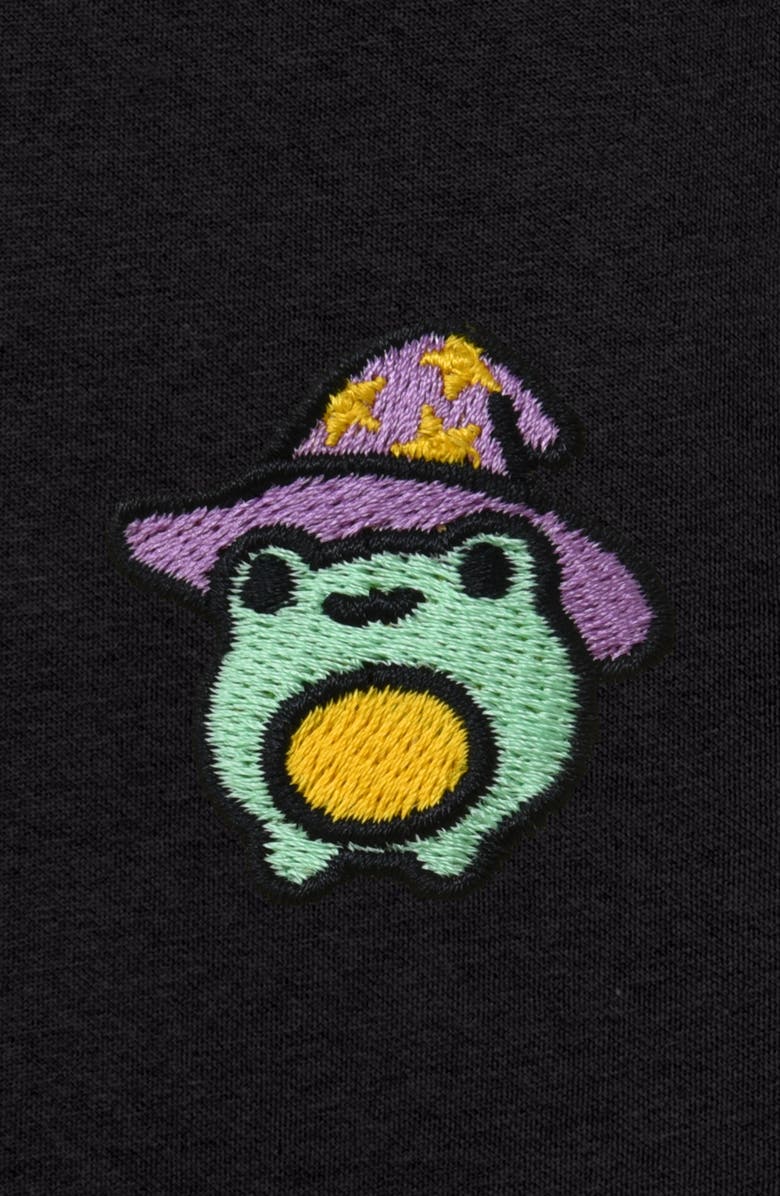 Dalix Womens Sorcerer Frog Midweight Fleece Jogger Pant, Alternate, color, Black