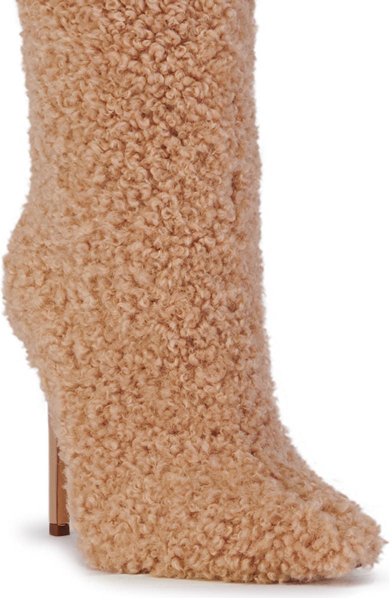 AZALEA WANG Paityn Faux Shearling Knee High Boot, Alternate, color,