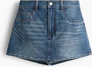 H&M High-waisted Denim Skort