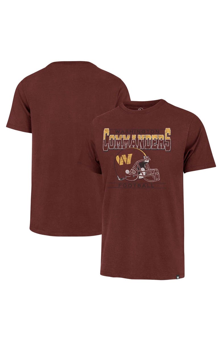 '47 Men's '47 Burgundy Washington Commanders Time Lock Franklin T-Shirt, Main, color, 