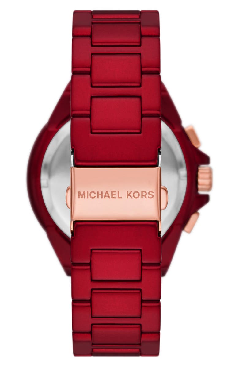 Michael Kors Camille Crystal Chronograph Bracelet Watch, 43mm, Alternate, color, 