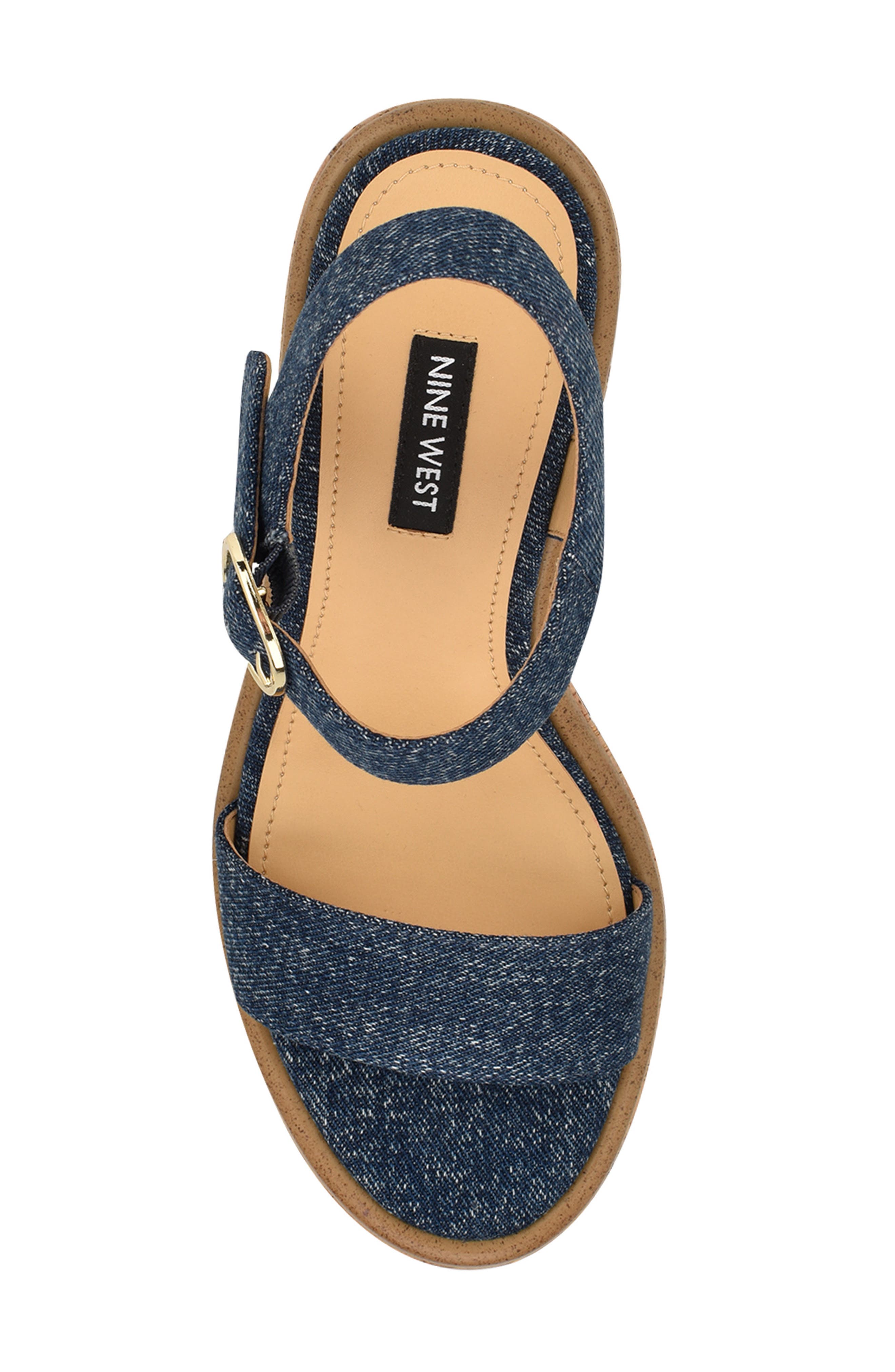 Nine West Amye Ankle Strap Platform Sandal, Alternate, color, 