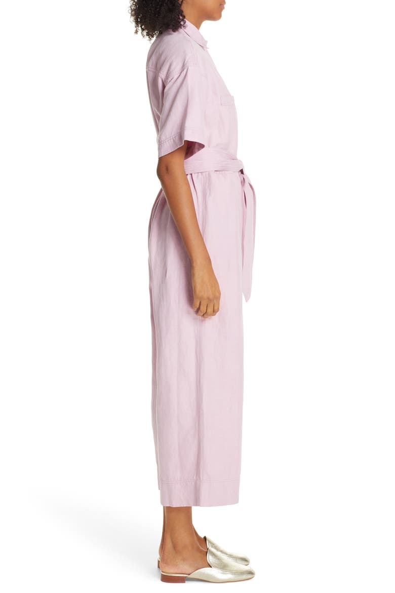 Baleare Twill Jumpsuit, Alternate, color, LILAC