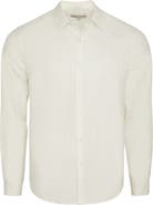 Onia Long Sleeve Linen Blend Button-Up Shirt
