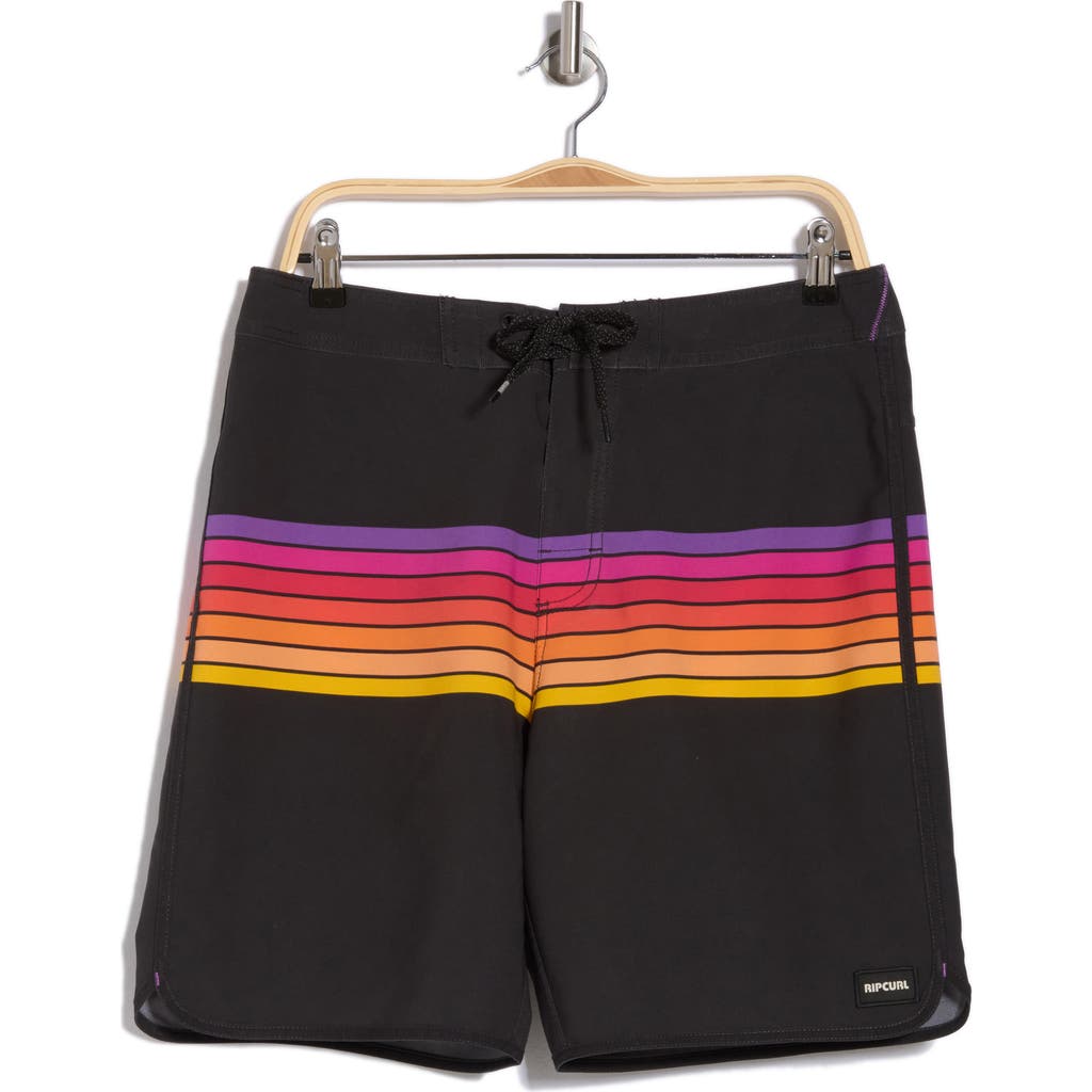 Rip Curl Mirage Surf Revival Board Shorts In Washed Black