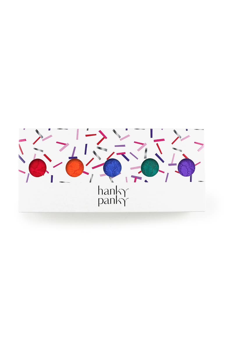 Confetti Original Rise Thongs - Pack of 5, Alternate, color, SDAS