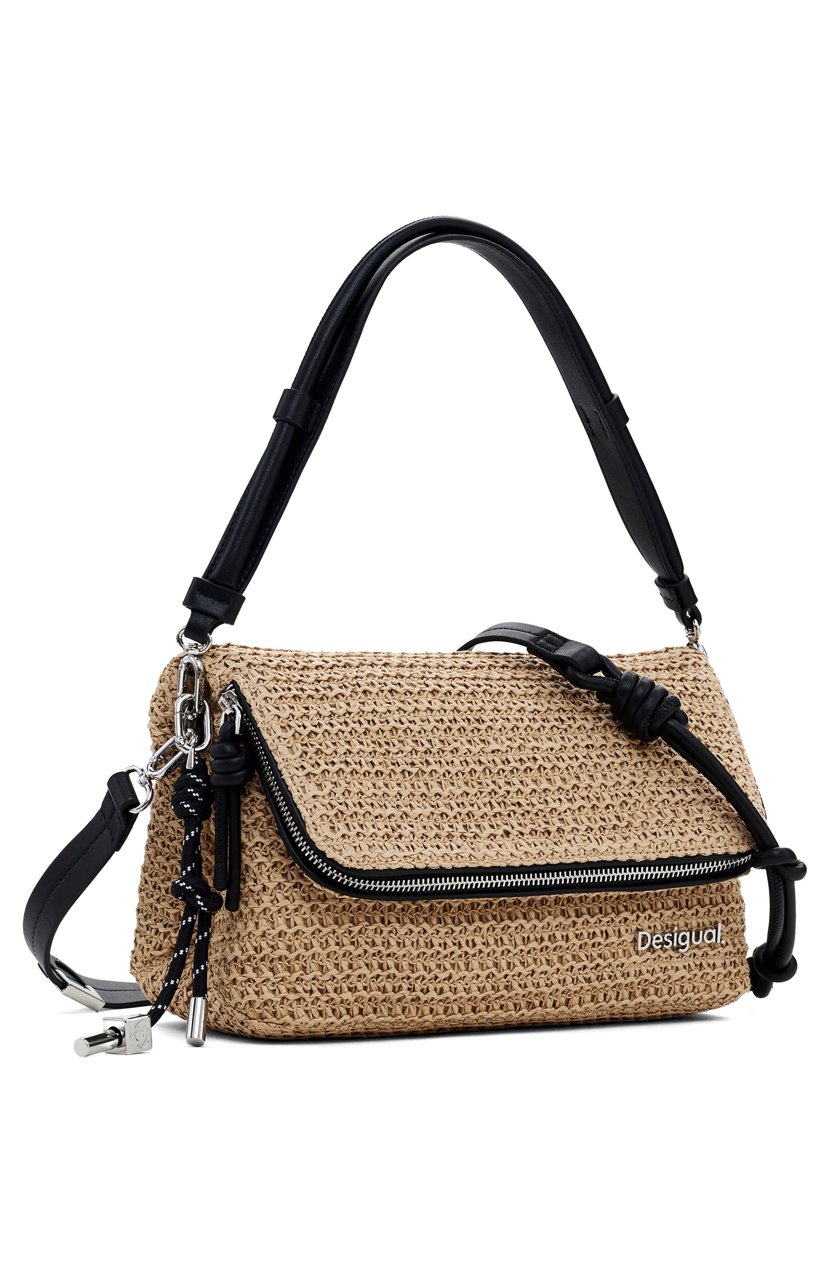 Desigual Across Body Bag, Alternate, color, Dark Beige