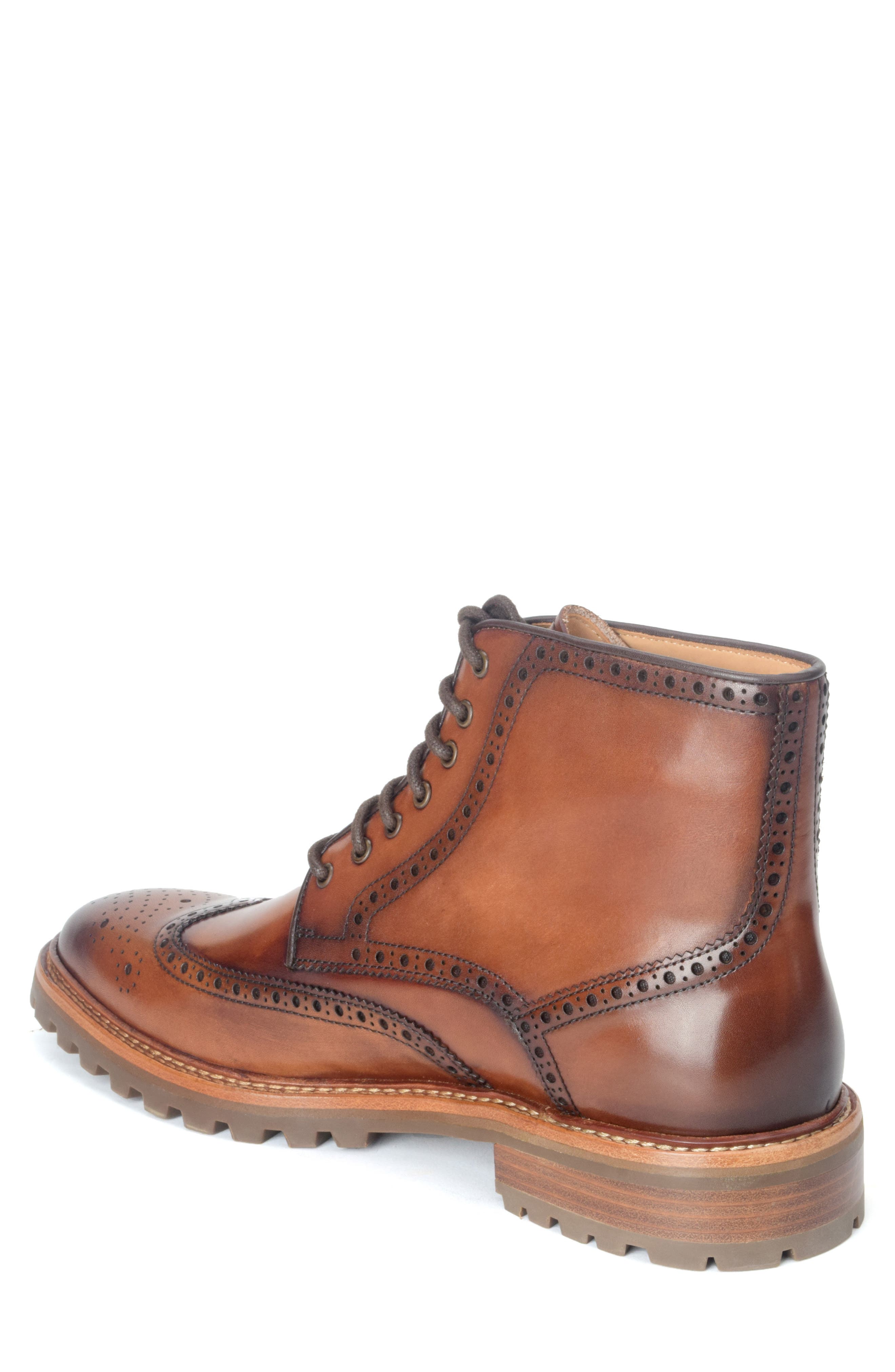 Warfield & Grand Rockford Wingtip Boot, Alternate, color, Tan