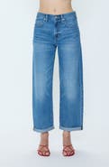 Pistola Donny Cuffed High Waist Wide Leg Jeans