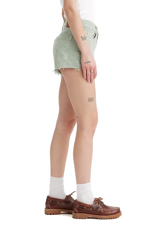 Levi's® 501® Original Denim Cutoff Shorts In Dusty Lily Pad