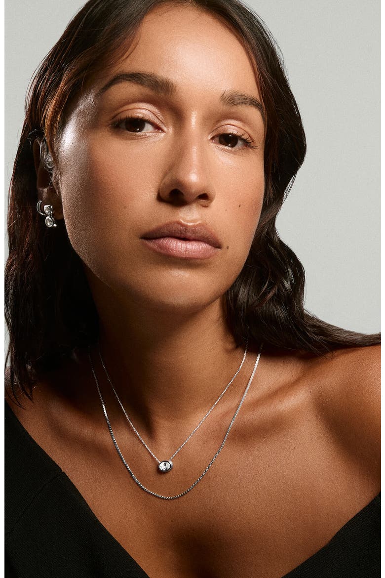 Lucia Necklace, Alternate, color, Sterling Silver