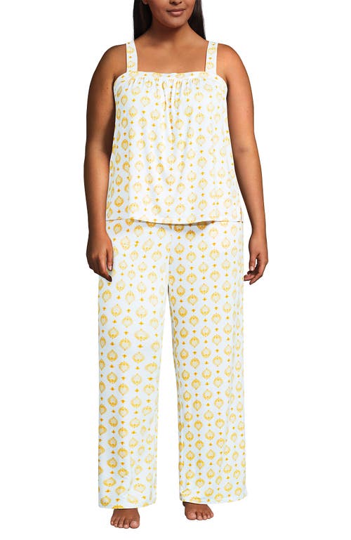 LANDS' END LANDS' END COOLING 2 PIECE PAJAMA SET 