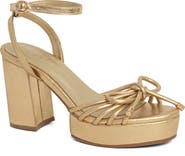 SHUSHOP Edith Ankle Strap Platform Sandal