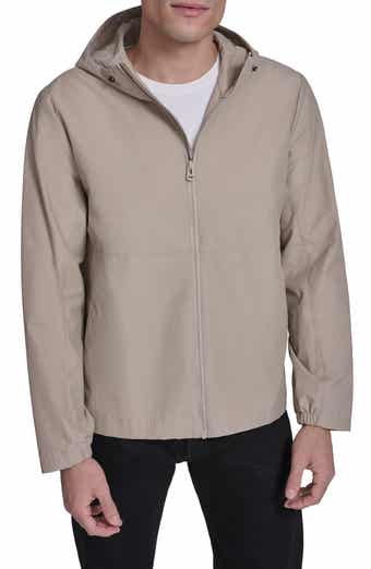 Cole Haan Signature Water Resistant Packable Hooded Cotton Blend Running Jacket