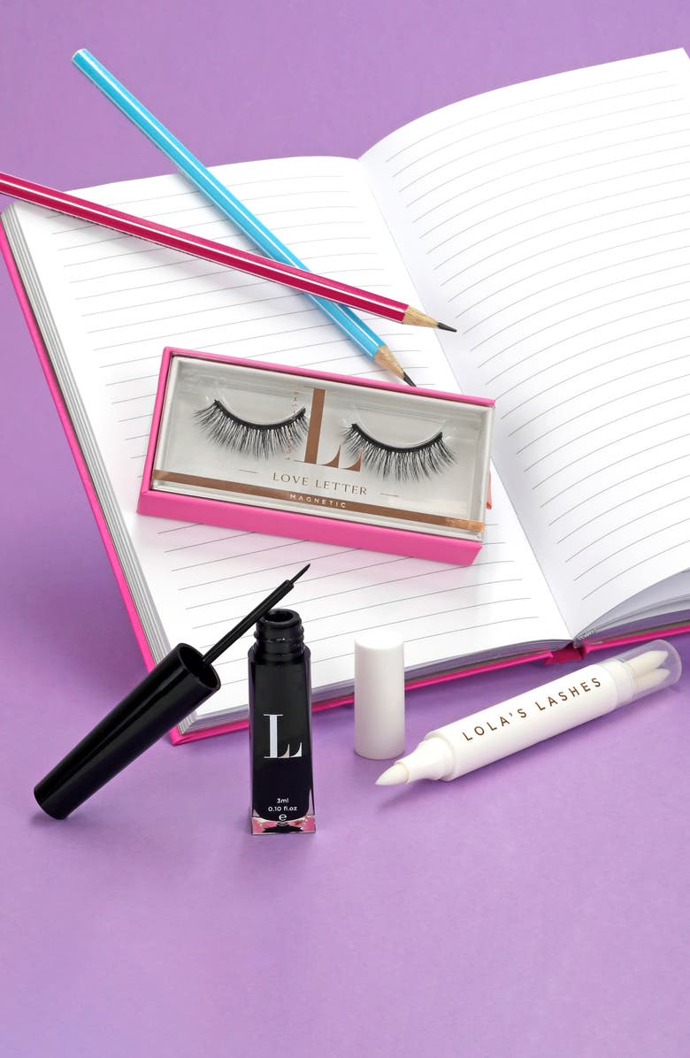 Lola's Lashes Love Letter Hybrid Magnetic Lash Set, Alternate, color, 