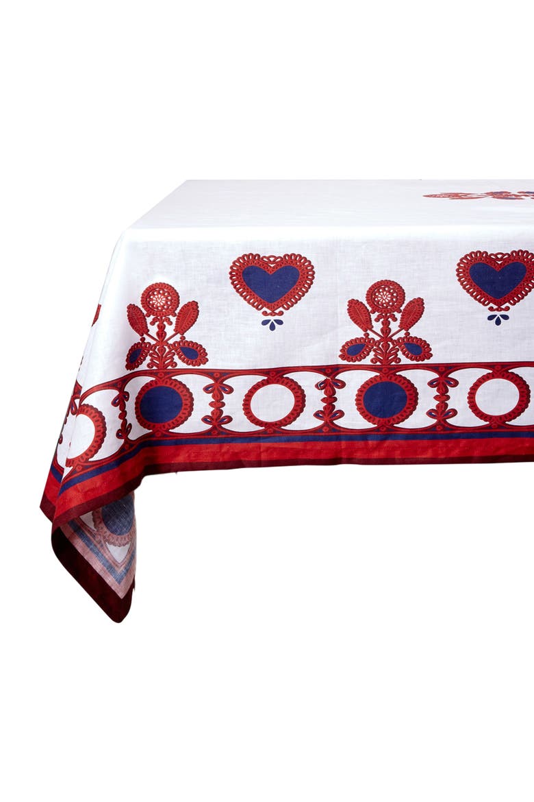 Medium Tablecloth (180X280) Parnaveg Cuore Multicolor, Alternate, color, Parnaveg Cuore Multicolor