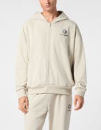 PLEIN SPORT Hooded Sweatjacket Scratch Men