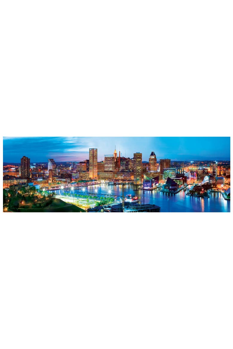 Baltimore 1000pc Panoramic Puzzle, Alternate, color, Multicolor