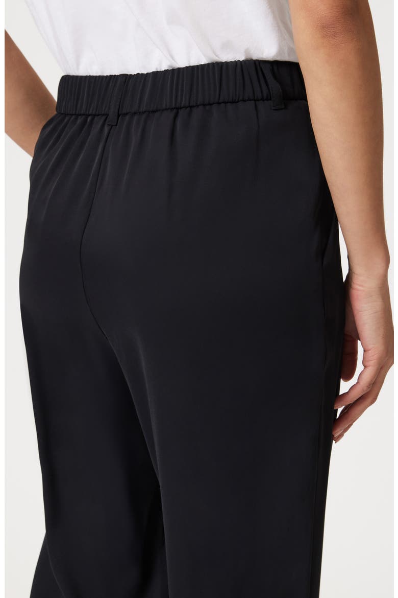 Crop Straight Leg Pants, Alternate, color, BLACK
