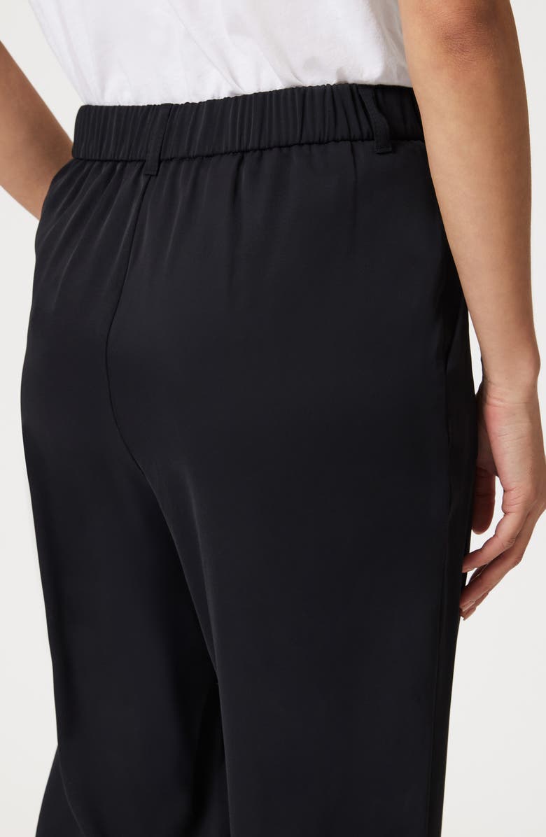 Mavi Jeans Crop Straight Leg Pants, Alternate, color, Black