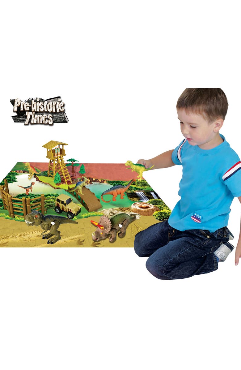 Red Box Prehistoric Times Dinosaur Park, Alternate, color, Multicolored