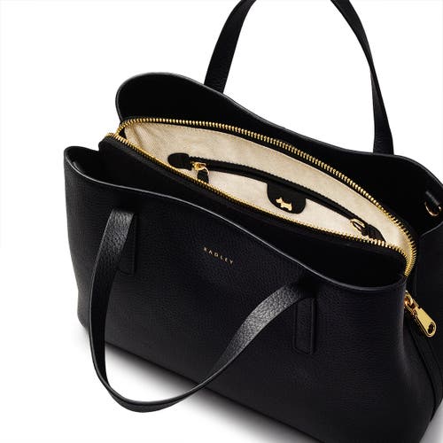 Radley London Womens Leather Dukes Place Medium Ziptop Grab - Black Medium In Black