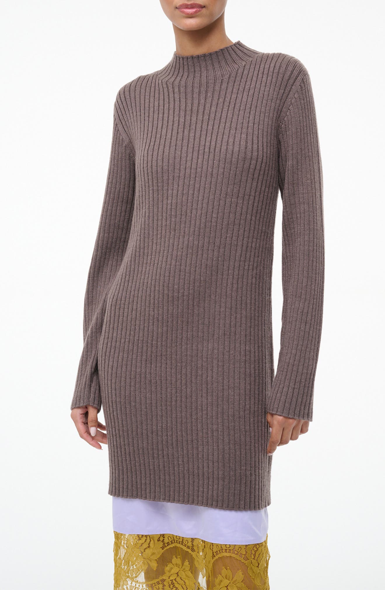 Willow Long Sleeve Wool Blend Sweater Dress