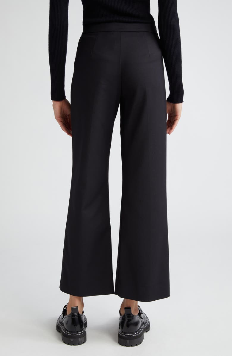 Max Mara Nepeta Stretch Virgin Wool Flare Leg Ankle Trousers, Alternate, color,