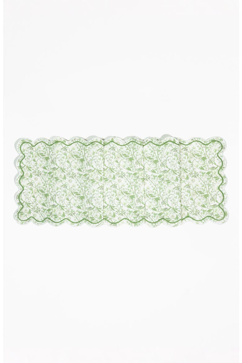 Inner Garden Society Table Linens Set, Alternate, color, Green