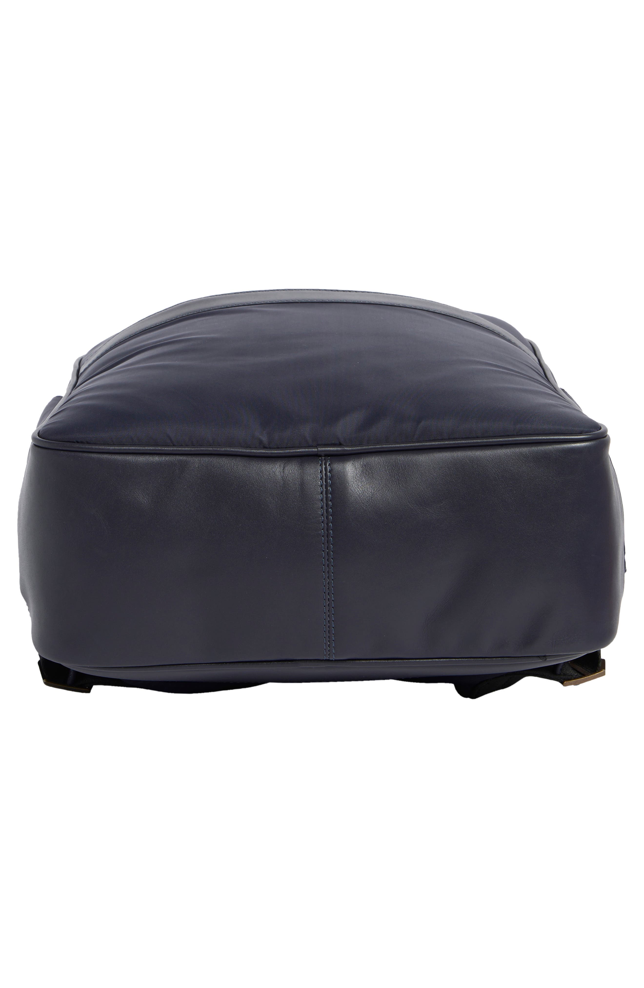 Johnston & Murphy Nylon Backpack, Alternate, color, Navy