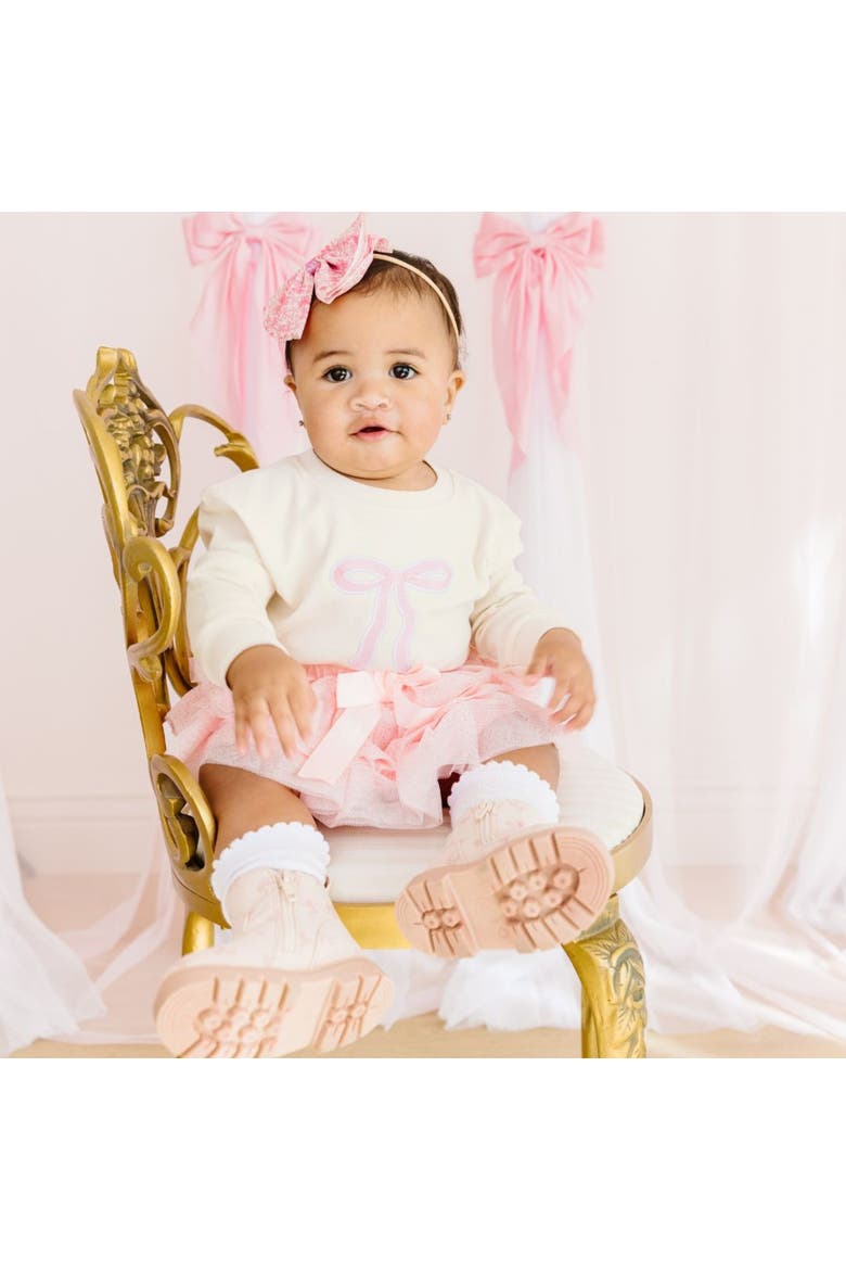 Ballet Bow Tiered Tutu, Alternate, color, Ballet Pink
