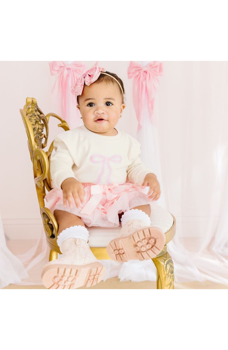 Sweet Wink Ballet Bow Tiered Tutu, Alternate, color, Ballet Pink