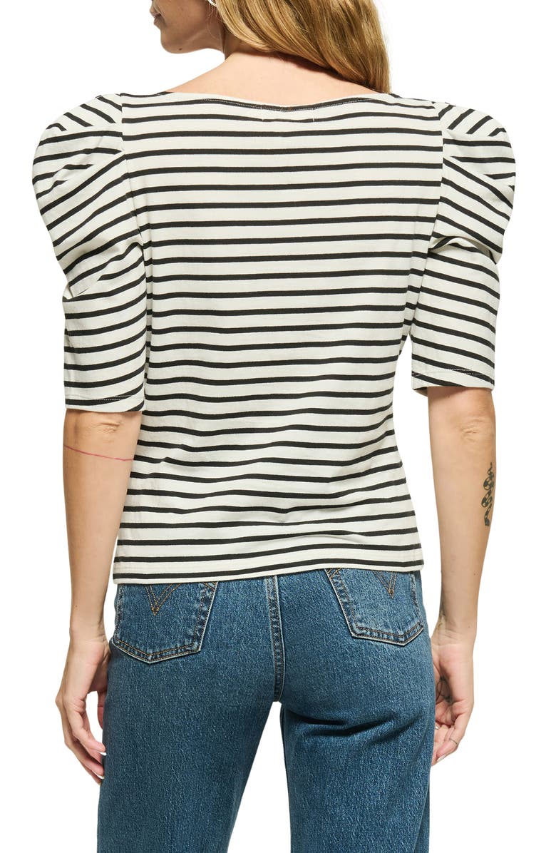 Nation LTD Emery Stripe Boat Neck Top, Alternate, color, Cross Walk Stripe