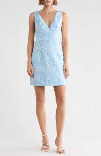 Camilla Floral Brocade Minidress