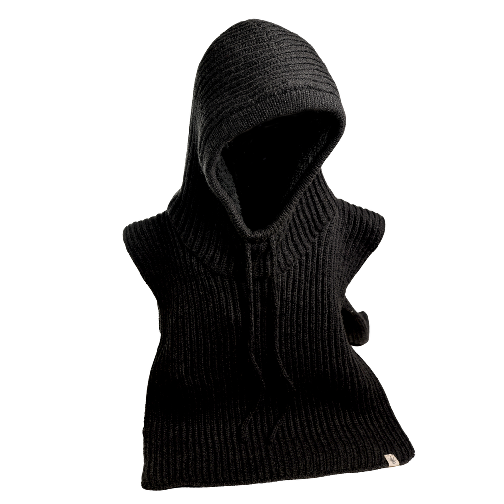 Nirvana Designs Bibbed Hood In Charcoal