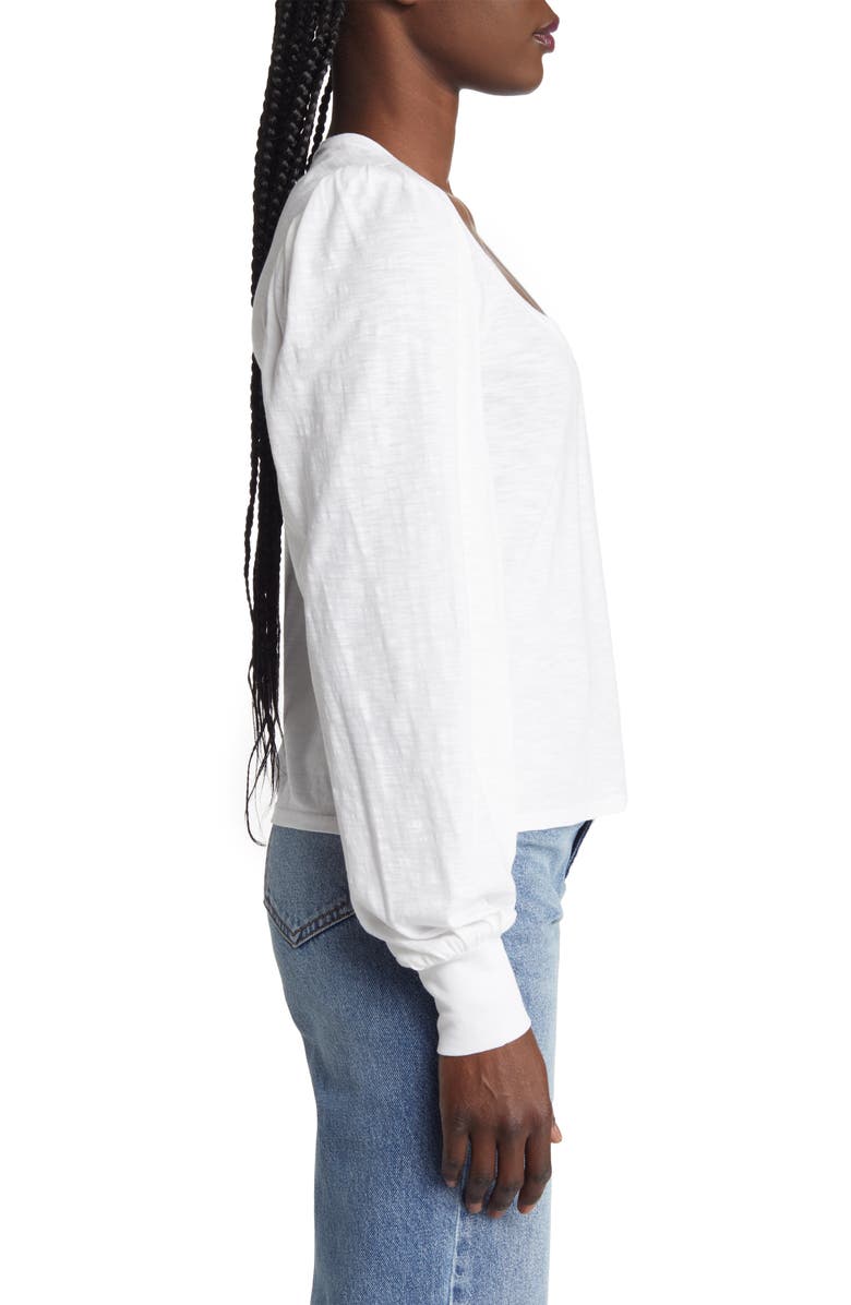 PAIGE Sylvie Scoop Neck T-Shirt, Alternate, color, 