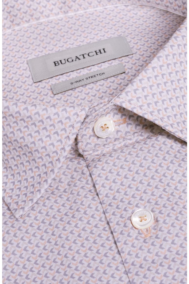 James OoohCotton® Geo Print Button-Up Shirt, Alternate, color, CINNAMON