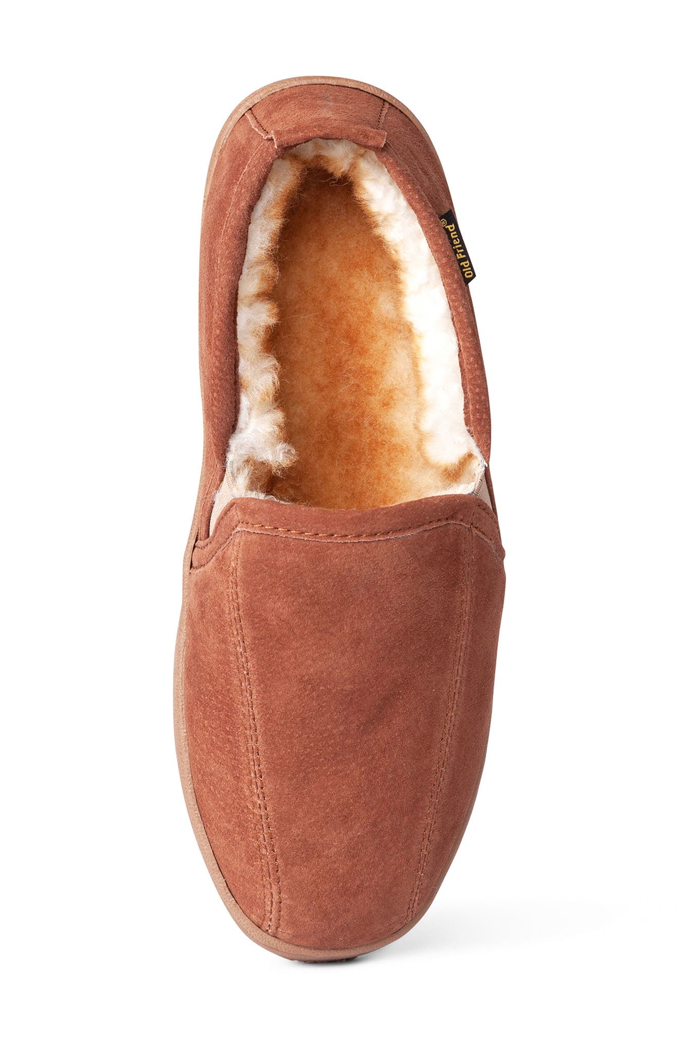 Old Friend Romeo Genuine Shearling Slipper, Alternate, color, 