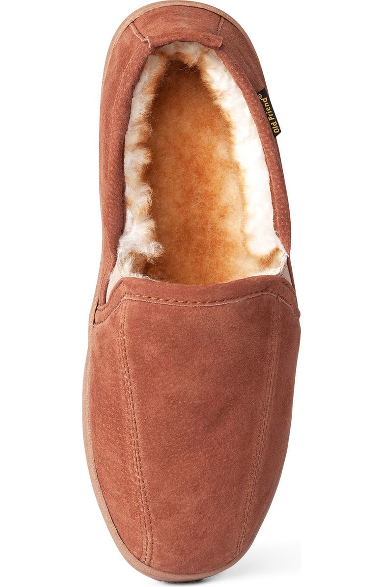 Old Friend Romeo Genuine Shearling Slipper, Alternate, color,