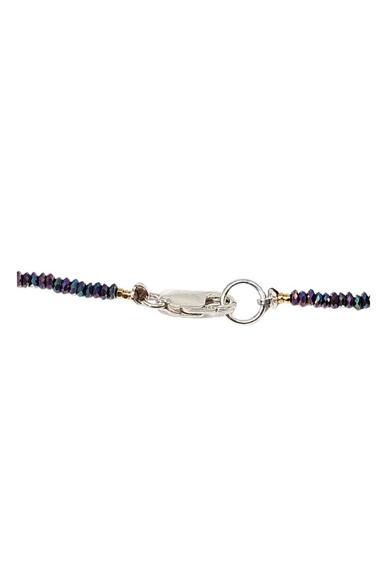 Rainbow Pyrite Kiss Necklace, Alternate, color, multicolor