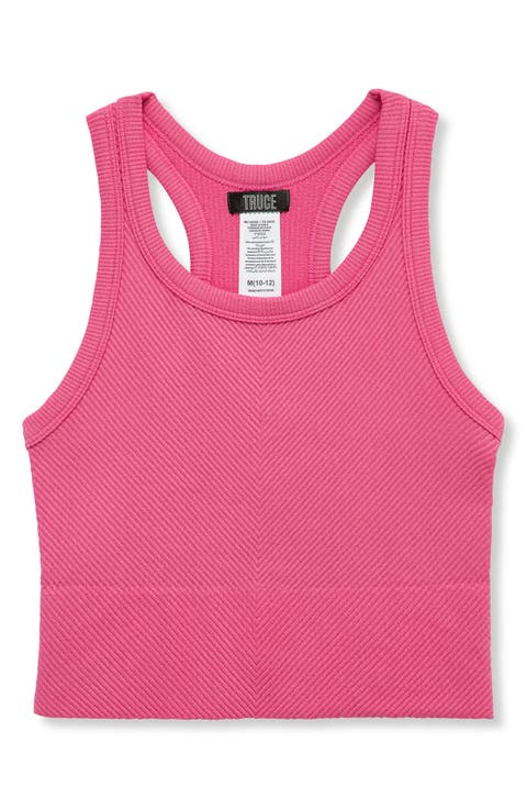 Kids' Chevron Rib Knit Tank Top (Big Kid)