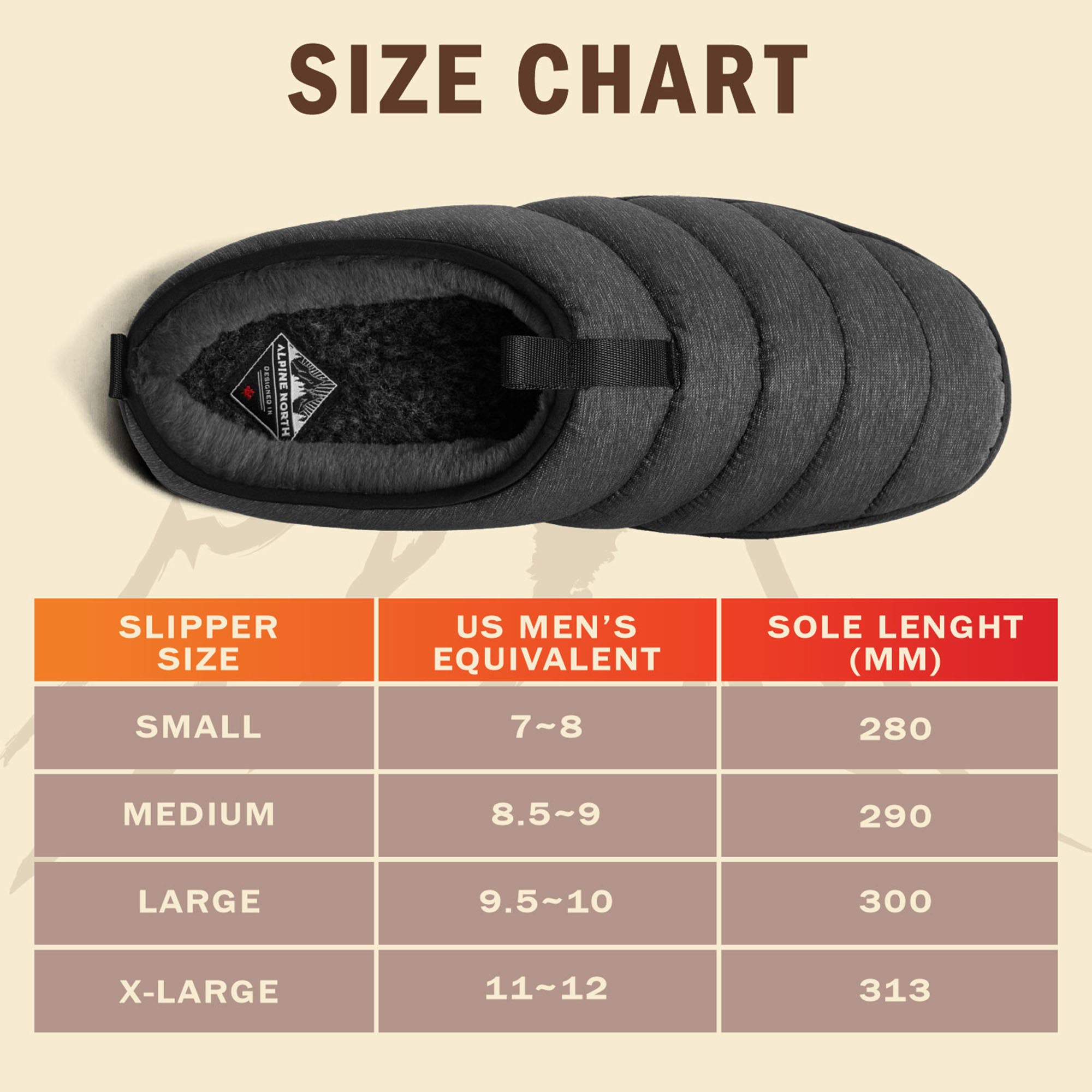 Alpine North Seaton - Insulated Puffer Slippers, Alternate, color, Grey