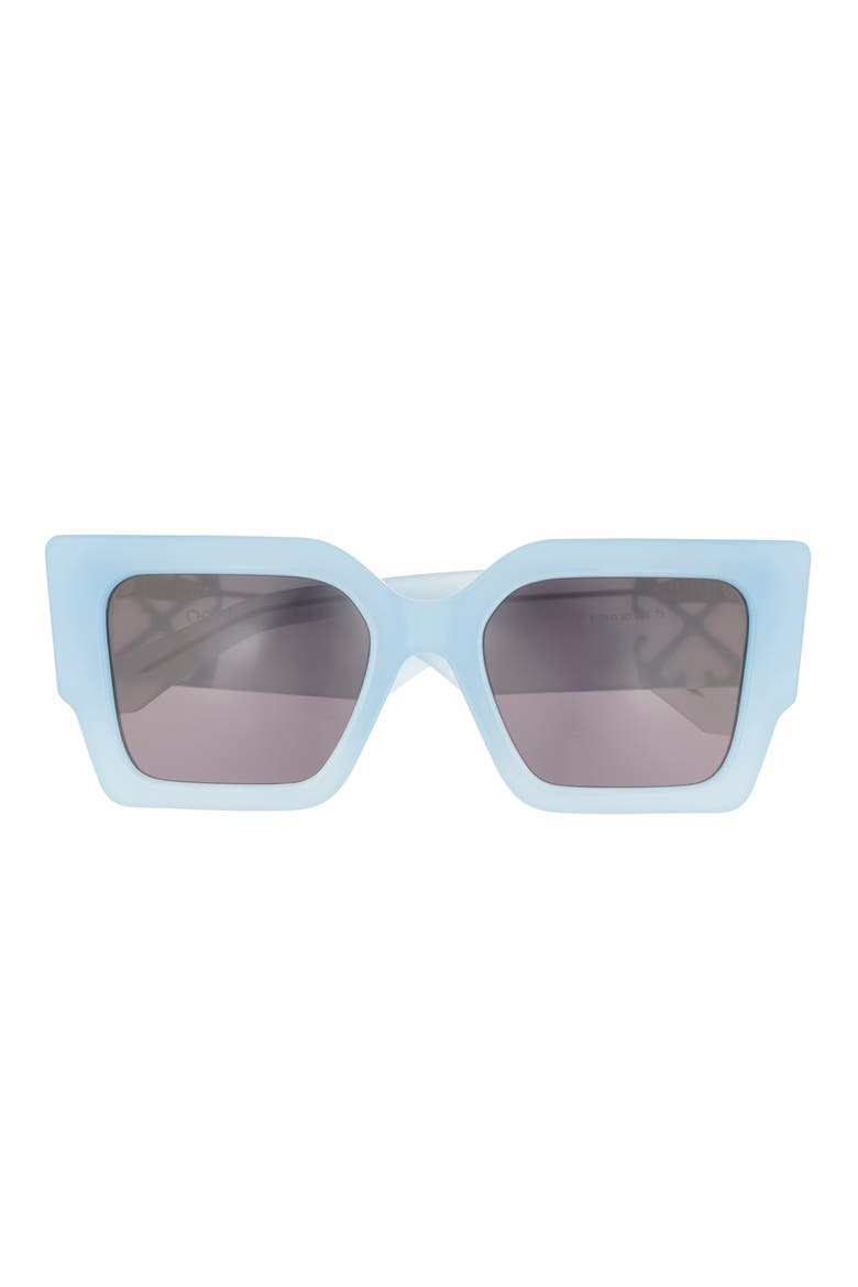 Catalina Square Sunglasses, Main, color, LIGHT BLUE DARK GRE
