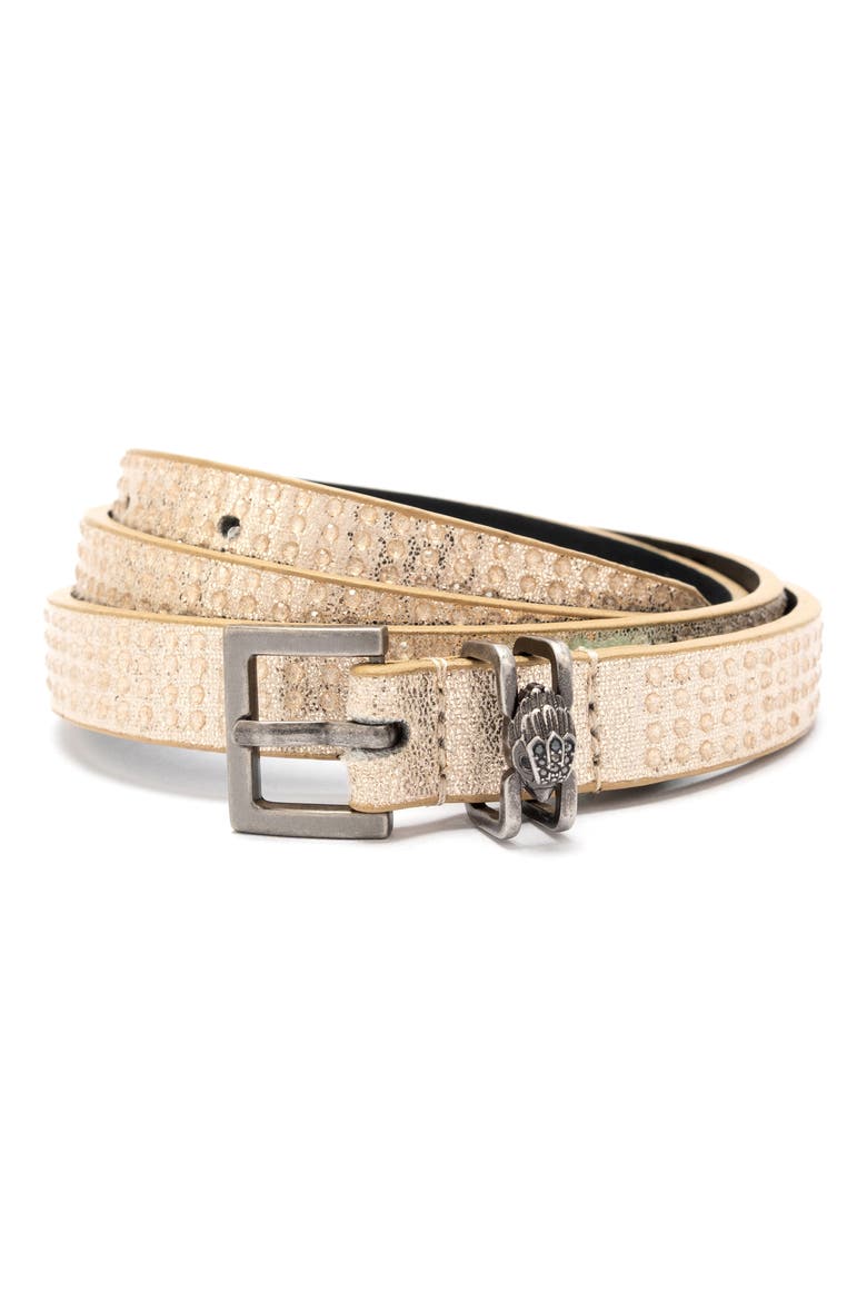 Crystal Embellished Belt, Alternate, color, GOLD