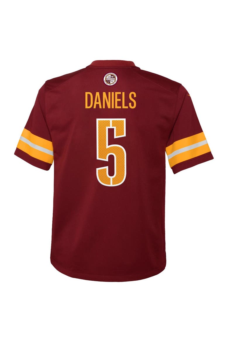Youth Nike Jayden Daniels Burgundy Washington Commanders  Player Game Jersey, Alternate, color, Burgundy