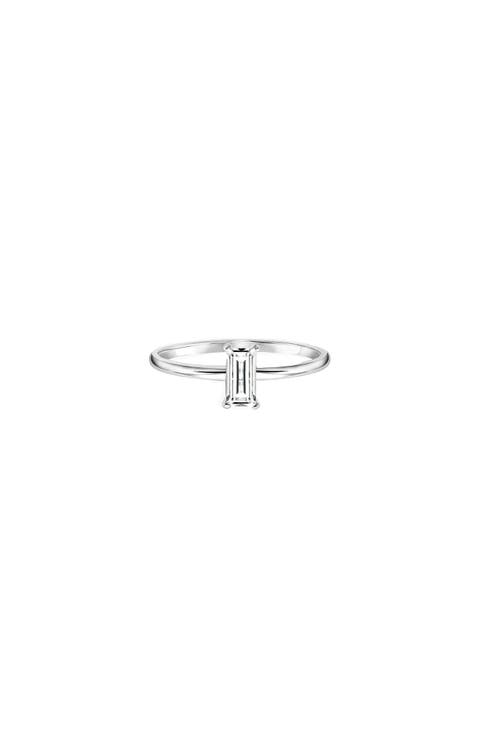 Sterling Silver Cici Ring Dainty Crystal Ring Trendy