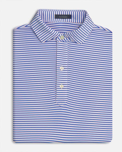 Dean Stripe Performance Polo