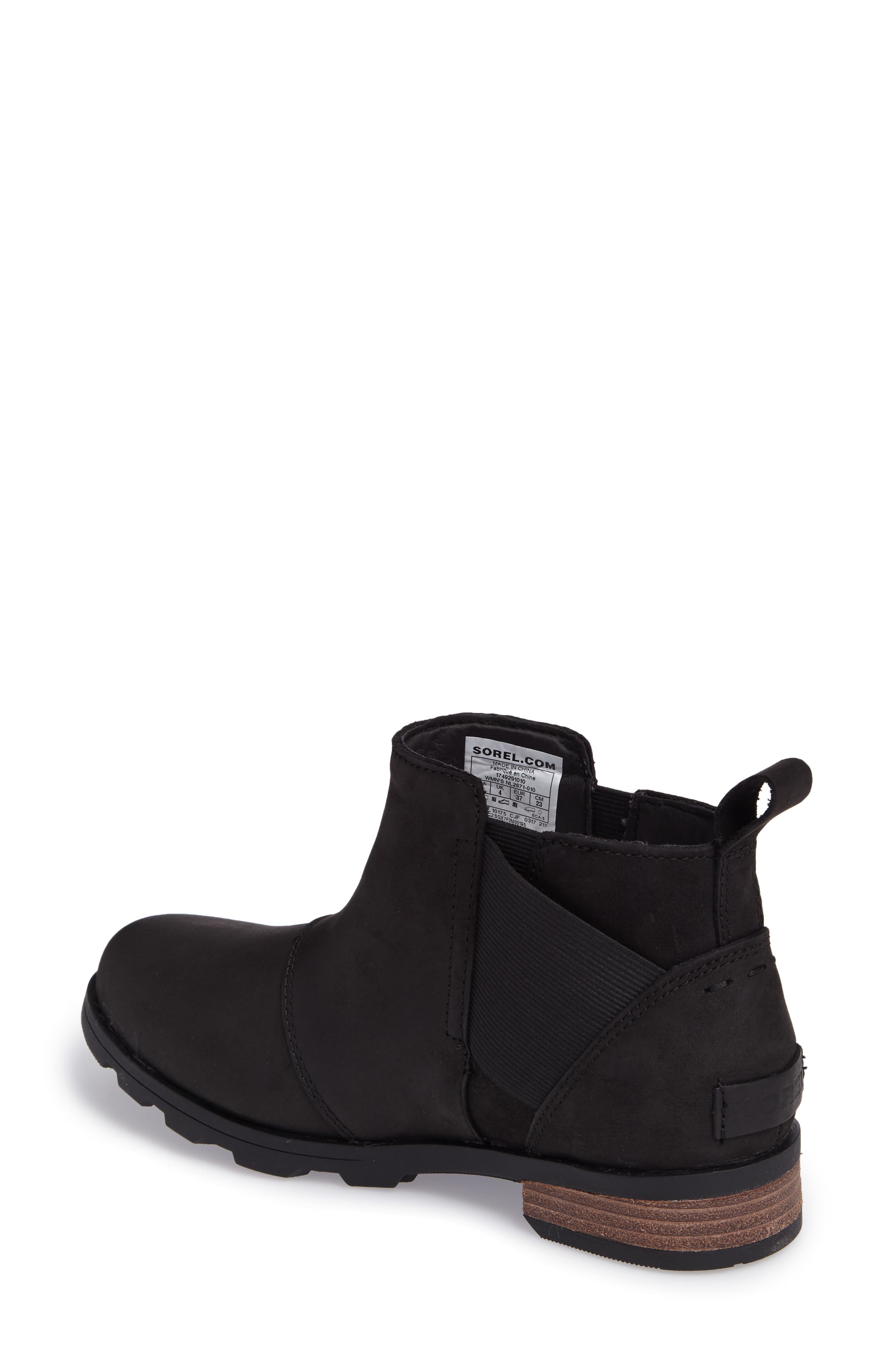 SOREL Emelie Waterproof Chelsea Boot, Alternate, color, 